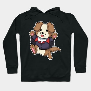 Vampire dressed pup Hoodie